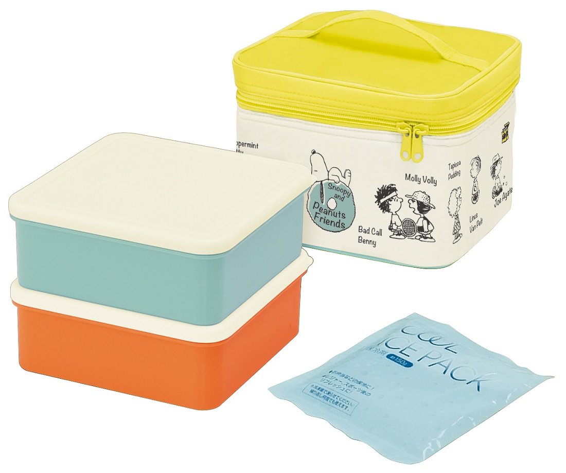 【色: スヌーピー】スケーター 行楽 弁当箱 保冷バッグ付 保冷剤付 スヌーピー Amazon｜スケーター (skater) 行楽弁当箱 保冷バッグ付 保冷剤付